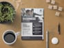 design a professional business flyer for real estate and construction