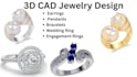 create 3d jewelry design, 3d jewelry animation, jewelry advert, 3d rendering,
