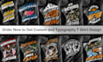 do custom t shirt design and illustration with 24 hours