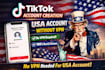 create USA tiktok account without VPN free
