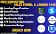 be your systeme io, gohighlevel, clickfunnel, leadpage, kajabi, unbouce expert