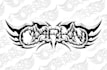 design neo tribal cyber sigilism lettering for your project