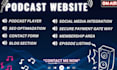 podcast website wordpress podcast website redesign podcast landing page