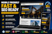 create a modern wordpress website for plumbers electricians and contractors