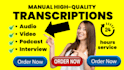 transcribe youtube and vimeo audio video podcasts lectures and sermon transcript