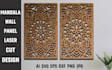 design mandala wall panel svg