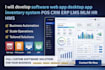 develop software web app desktop app inventory system pos crm erp lms mlm hr hms