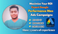 expert google ads, performance max, search ads, PPC and adwords campaigns