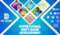 create a 2d and 3d hyper casual game on unity