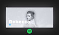 design a unique and aesthetic spotify banner