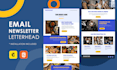 create stunning mailchimp letterhead newsletter template