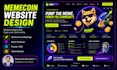 create crypto website,memecoin,presale,smart contract