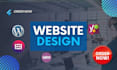 build landing page website design using elementor pro