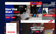 design immigration lawyer website visa application  website law firm website
