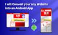 convert your website into an android app