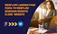 create responsive webflow website or figma to webflow or clone website