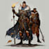 desing your dnd group party illustration