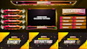 design awesome animated twitch overlay, screens, alerts and complete package