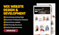 create dynamic wix website design or development  wix redesign using wix studio