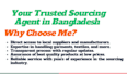 be your trusted sourcing agent in bangladesh