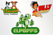 design unique caricature cartoon and mascot logo