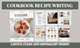 write quality cookbook recipes, cookbook design, cookbook format, ebook and blog