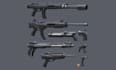 create 3d game weapon, 3d game assets, 3d gun, 3d game character, 3d low poly