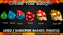 design twitch emotes twitch badges and sub badges