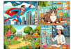 do comic book superhero character in anime pop freestyle using ai illustrator
