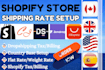 shopify shipping zone rate shopify billing setup stripe adyen payment gateway