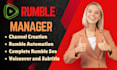 be expert rumble video uploading services with advanced SEO optimization