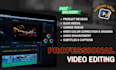 do professional video editing