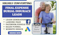 generate final expense leads burial insurance leads life insurance website
