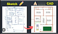 convert your PDF files and sketch to cad drawings efficiently