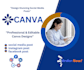 professional canva editable canva designs, posts, flyers, banners