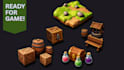 create 3d low poly 3d game in blender