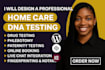 design healthcare home care drug testing dna testing website phlebotomy website