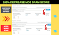 decrease moz spammy backlinks from your site permanently