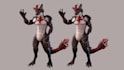 create custom furry or anime 3d vrchat avatar, vtuber model, unity VR character