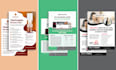 design a professional flyer, brochure, and poster