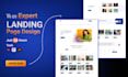 do ui ux design, web design, website design, and landing page design