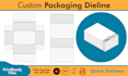 do packaging dieline and box design with all files