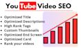 expert youtube video SEO and yt channel optimization