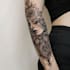 do a a full sleeve tattoo design unique modern