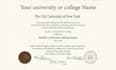 do professional degree certificate and award certificate