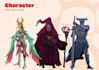 draw various character for your 2d game and nft characters