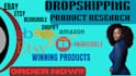 do your winning shopify dropshipping products, products research