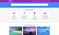 professional landing page design using react js
