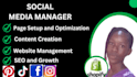 be your pro social media content creator and social media manager