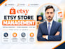 be expert etsy store va, etsy store setup, etsy manager and SEO